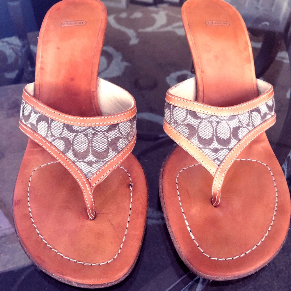 Coach Heel Sandal